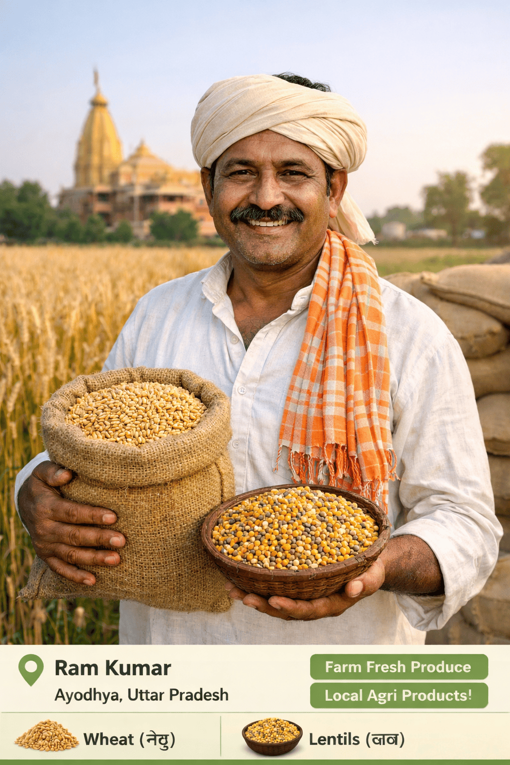 Ram Kumar (Farmer, Ayodhya)
